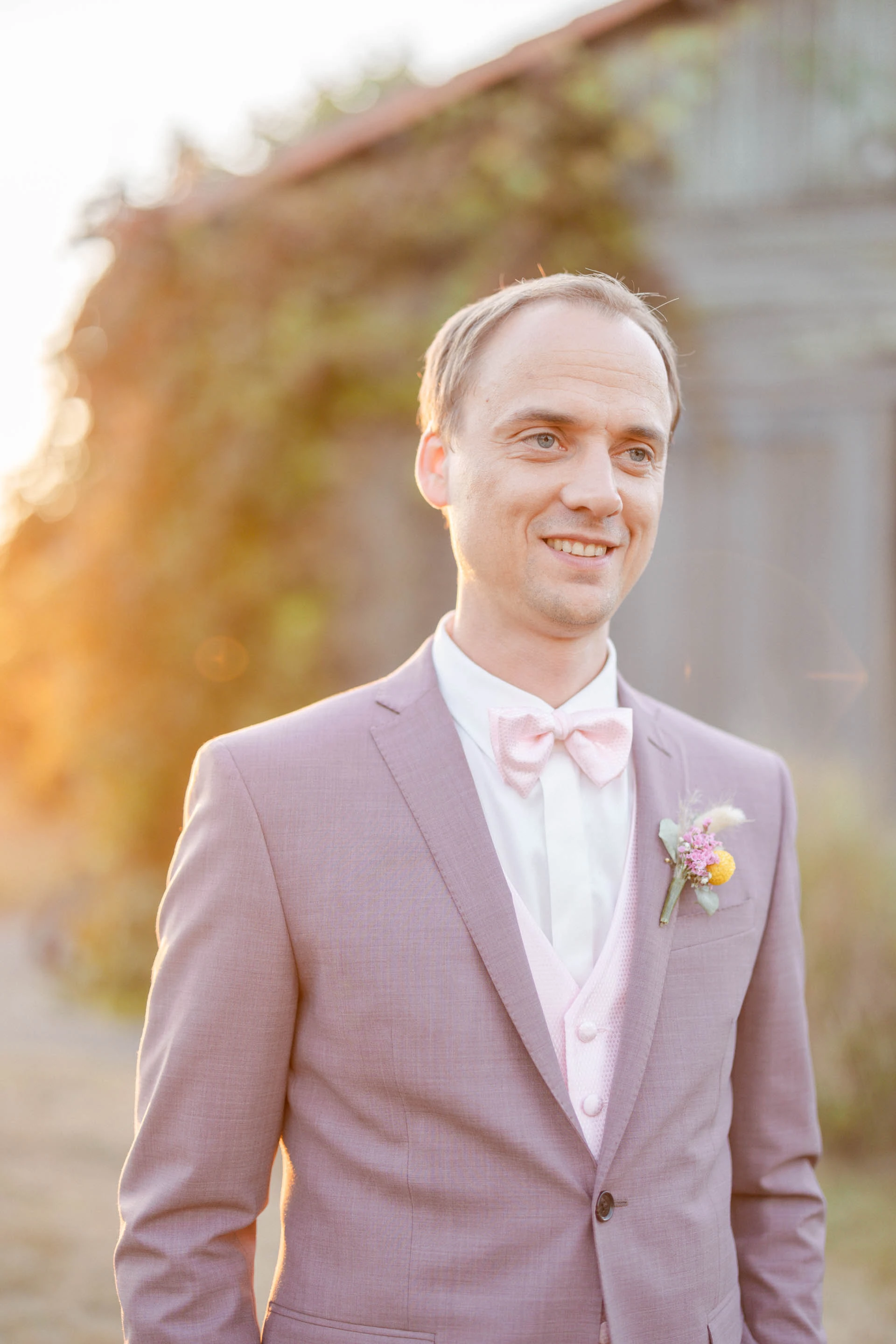 collier rose noeud papillon costume bonheur